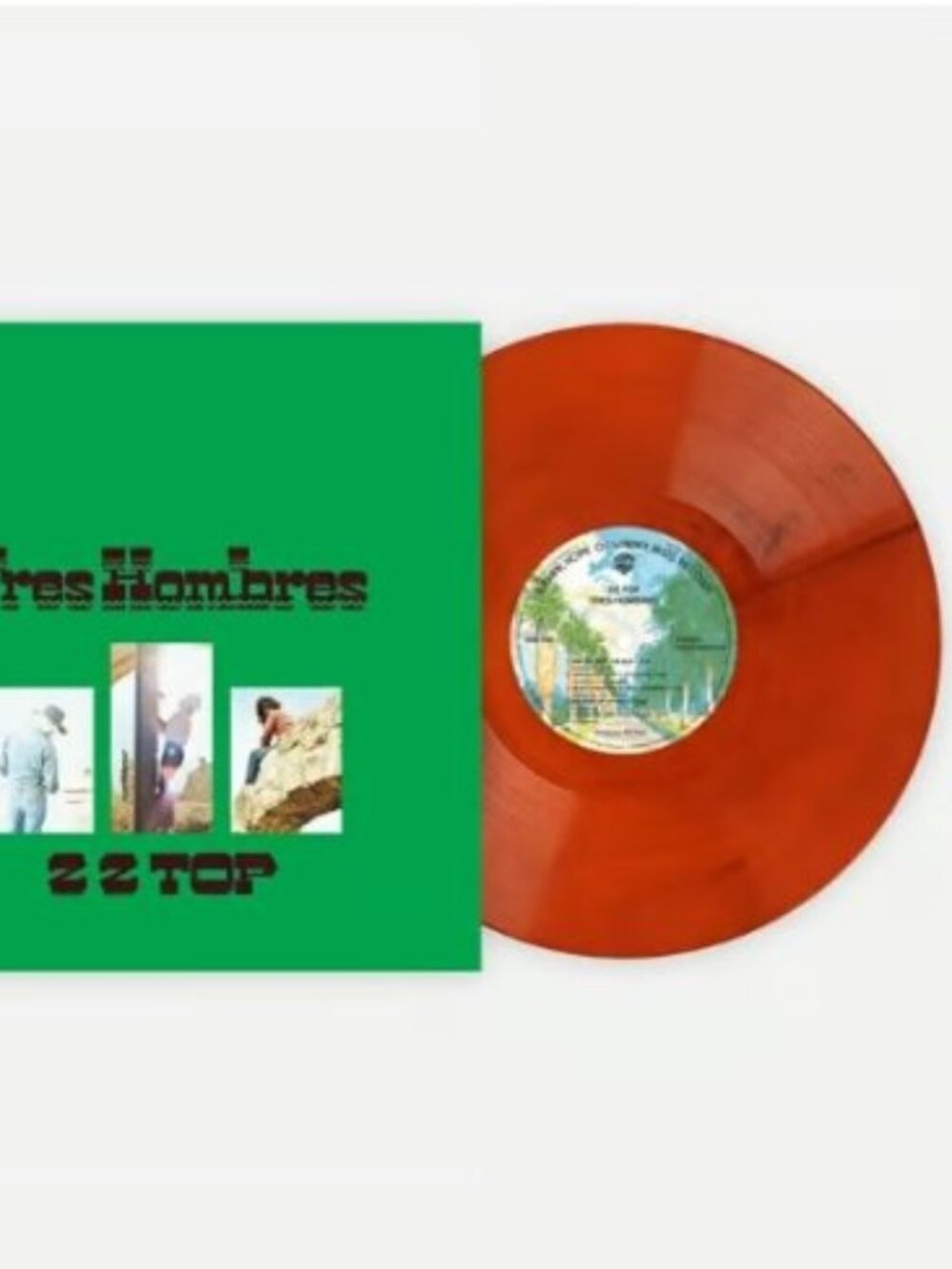 ZZ Top Tres Hombres LP ~ Exclusive 180g Colored Vinyl (Hot Sauce) ~ Brand New!